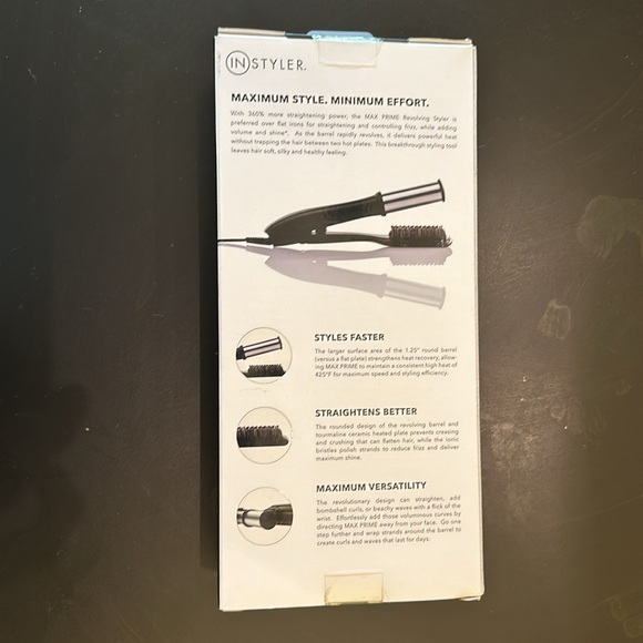IN STYLER MAX PRIME 1.5 “ Revolving Styler with 2 way barrel. - Picture 3 of 13